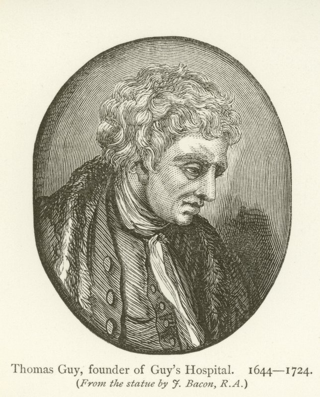 Thomas Guy, grundare av Guys Hospital av English School