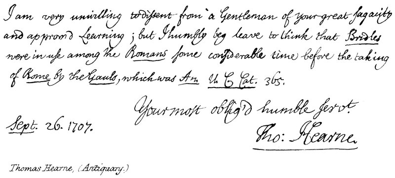 Thomas Hearne, (antikvarie) av English School