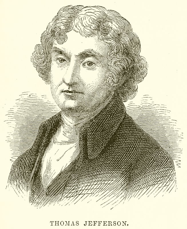 Thomas Jefferson av English School