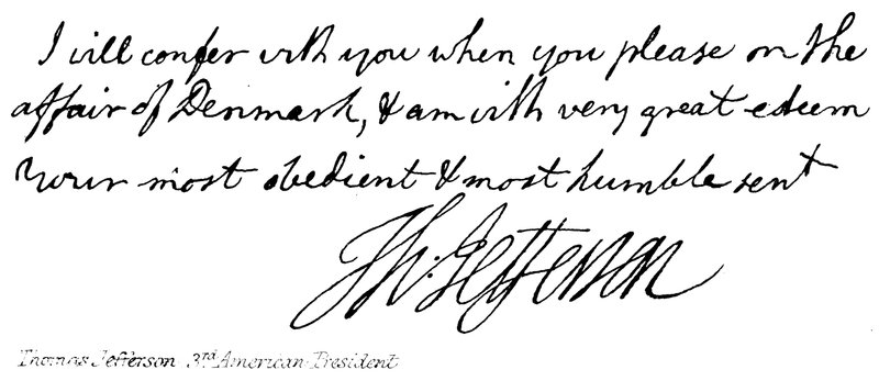 Thomas Jefferson, 3:e amerikansk president av English School