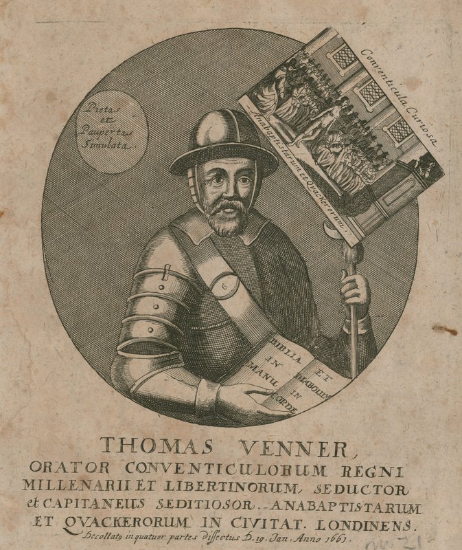 Thomas Venner, talare av English School