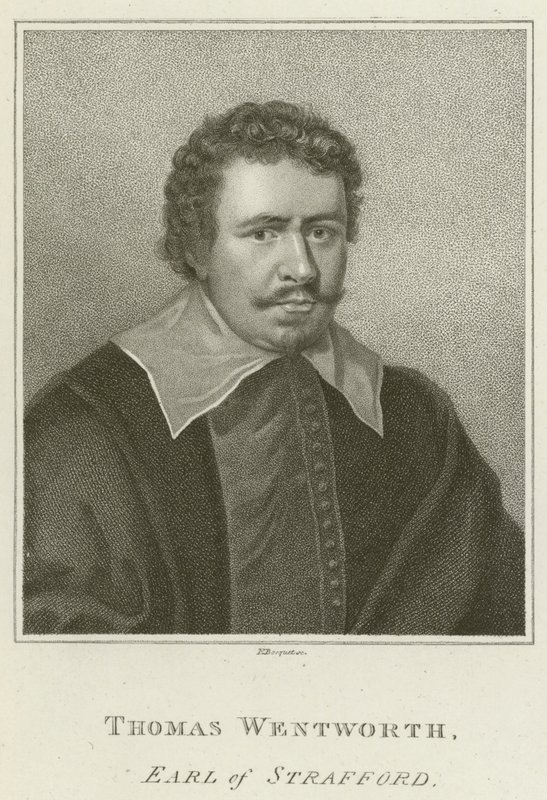 Thomas Wentworth, Earl of Strafford (gravyr) av English School