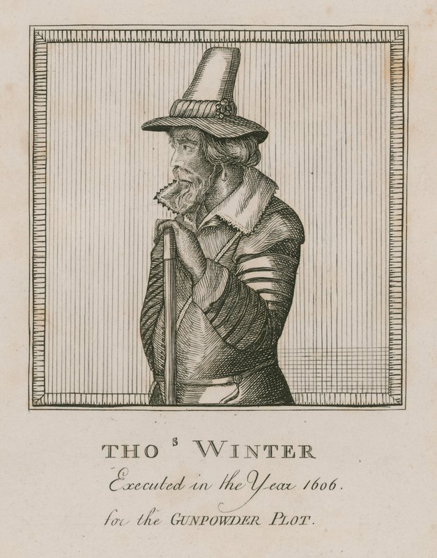Thomas Winter, avrättad år 1606 för Krutplanen av English School