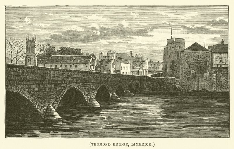 Thomond Bridge, Limerick (gravyr) av English School