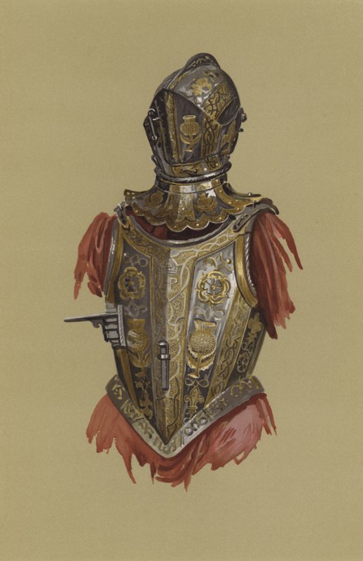 Tilting Armor of Henry Prince of Wales (chromolitho) av English School