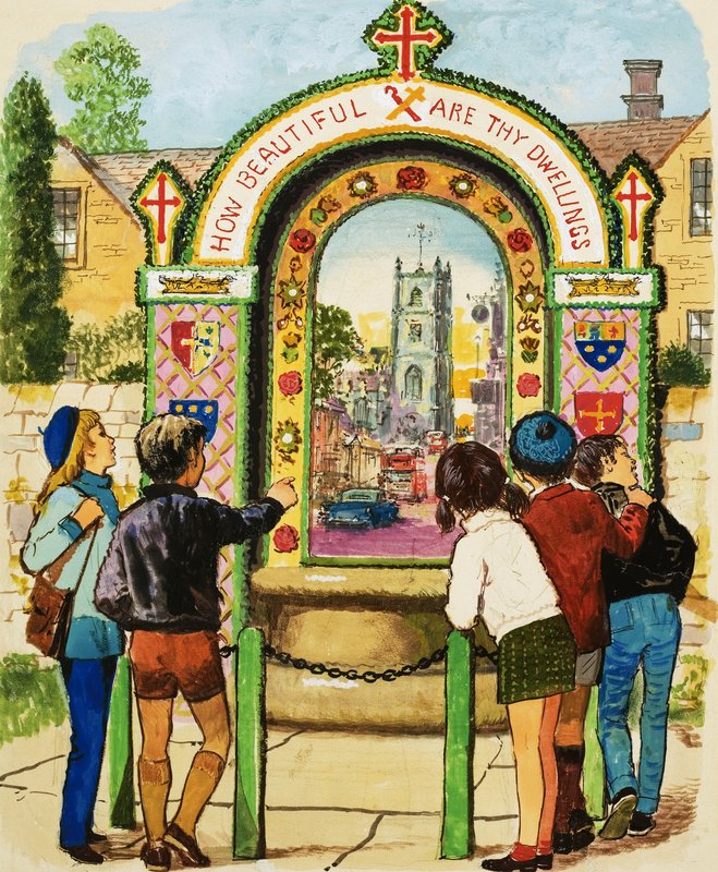 Tissington Well av English School