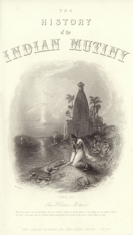 Titelsida från The History of Indian Mytery av English School