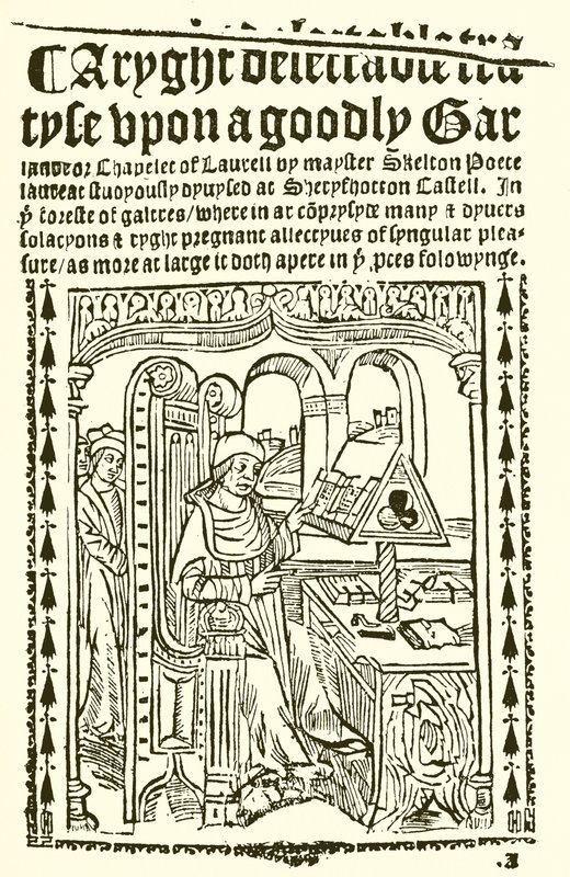 Titelsidan för John Skeltons Goodly Garlande av English School