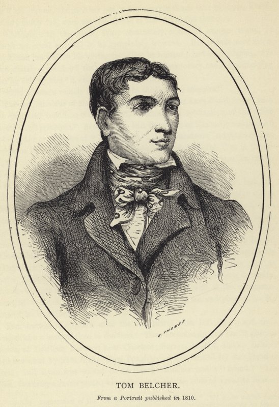 Tom Belcher, Från ett porträtt publicerat 1810 av English School