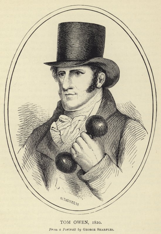 Tom Owen, 1820, Från ett porträtt av George Sharples av English School