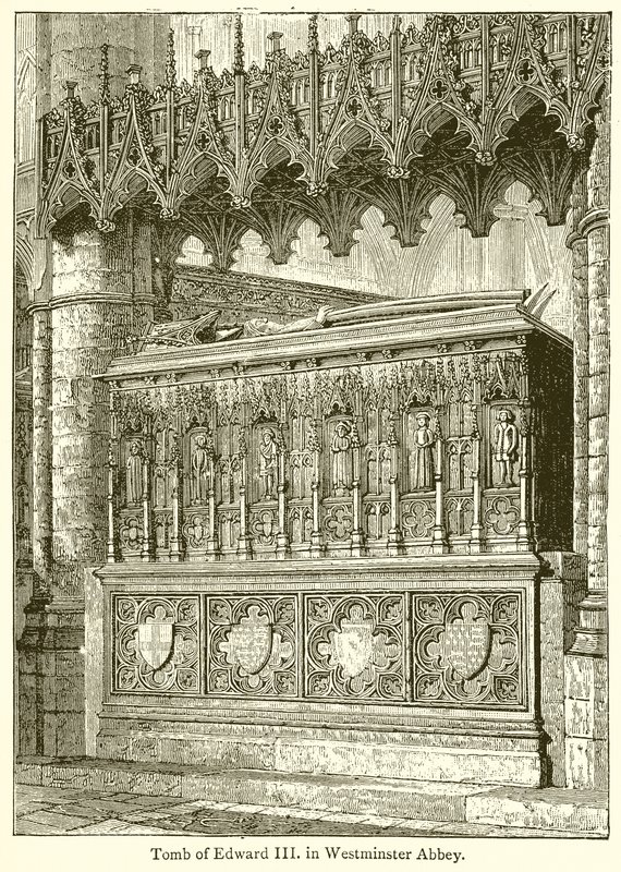 Edvard III:s grav i Westminster Abbey av English School