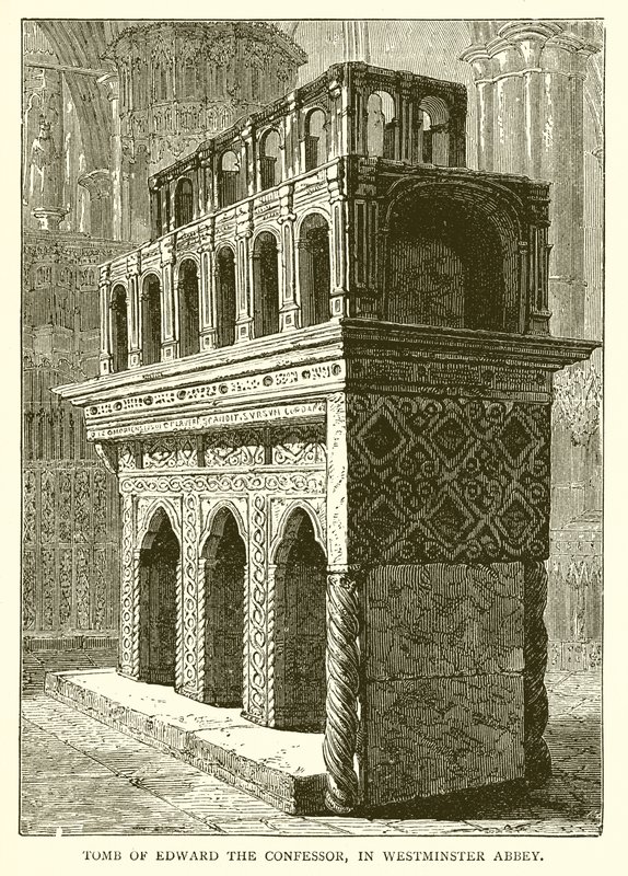 Tomb of Edward the Confessor, i Westminster Abbey av English School
