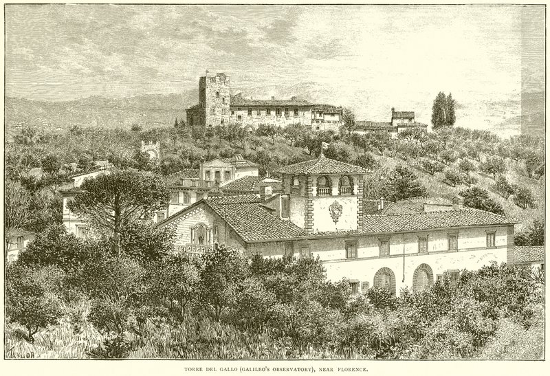 Torre Del Gallo (Galileos observatorium), nära Florens av English School