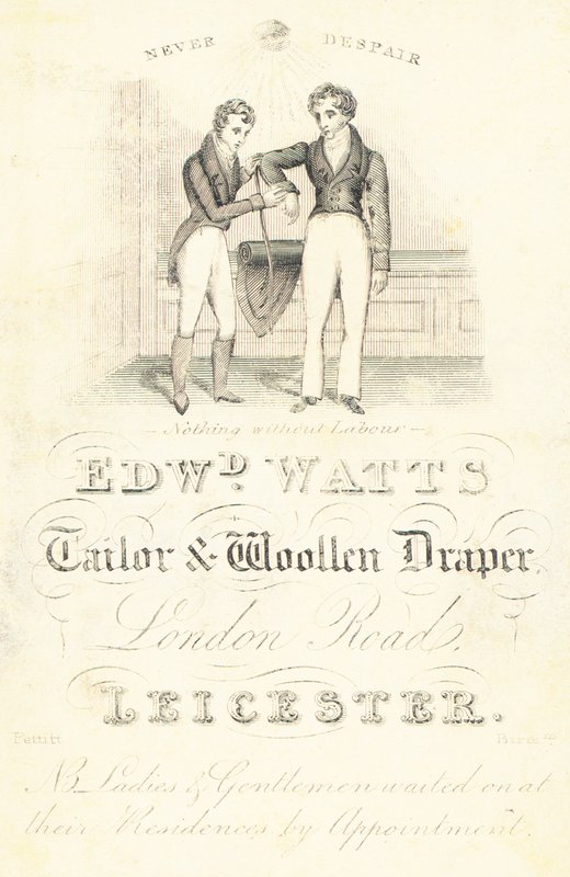 Byteskort, Edward Watts av English School