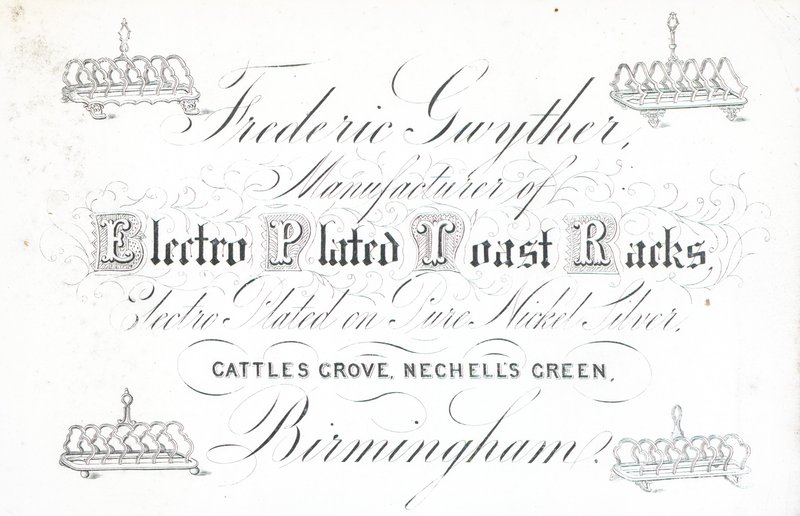 Byteskort, Frederic Gwyther av English School
