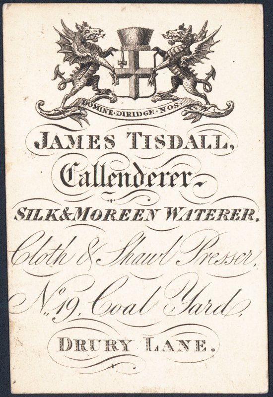 Byteskort, James Tisdall av English School
