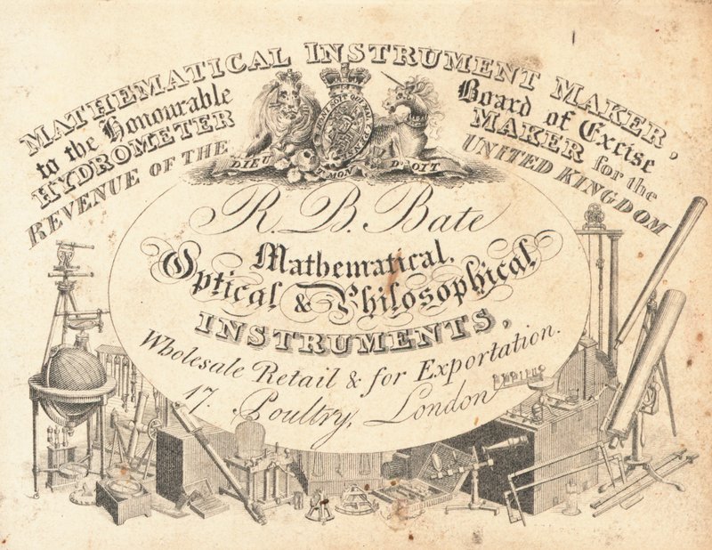 Handelskort, R B Bate av English School