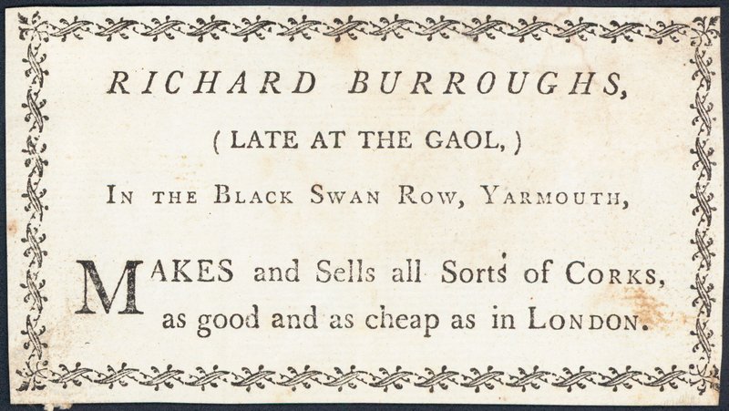 Byteskort, Richard Burroughs av English School