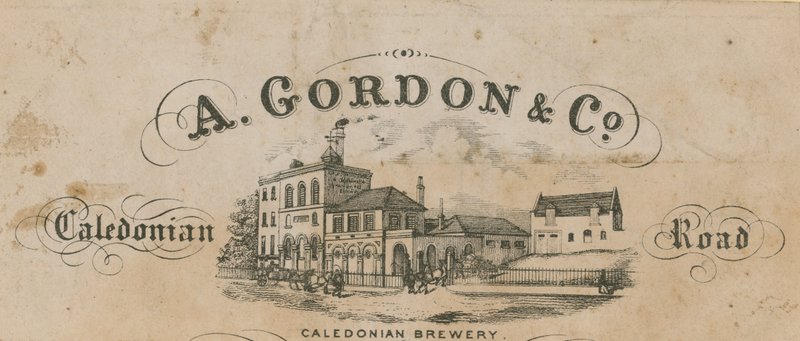 Handelskort från A Gordon & Co av English School