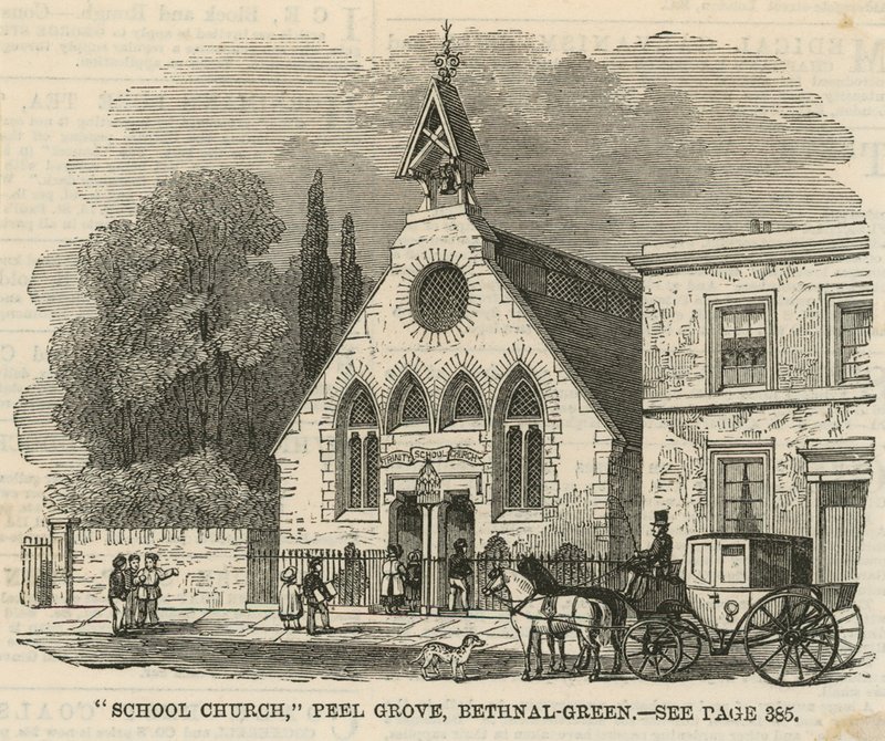 Trinity skolkyrka i Bethnal Green av English School