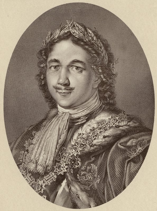 Tsar Peter I av Ryssland av English School