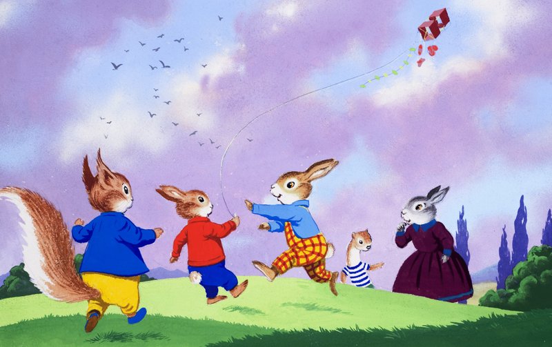 Tufty lele se kiteswed av English School