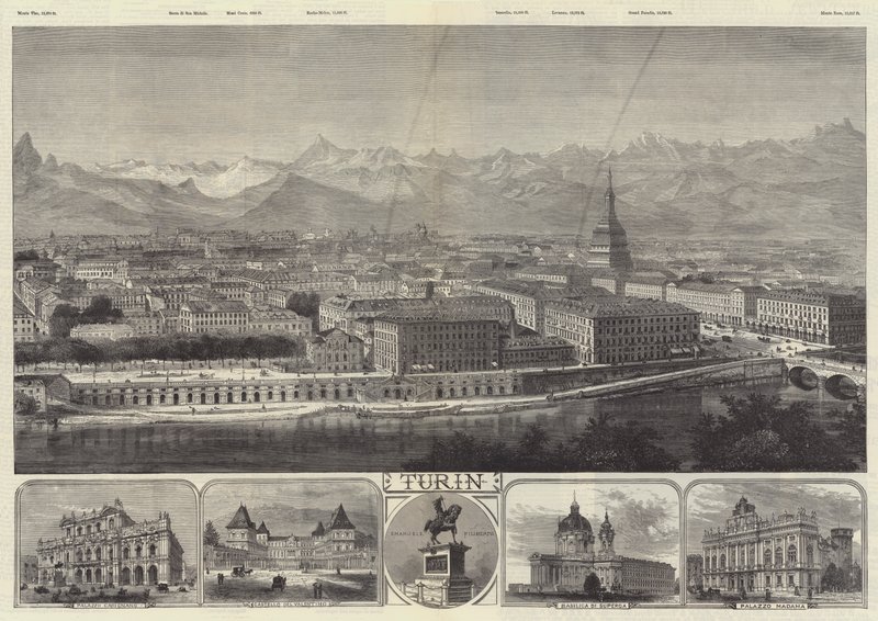 Turin (gravyr) av English School