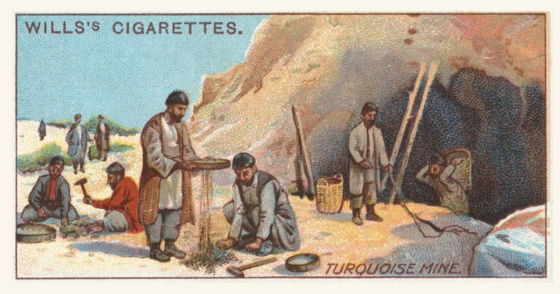 Turkosgruva (chromolitho) av English School