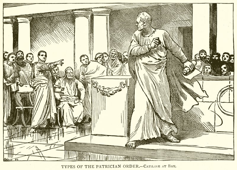 Typer av patricierorden.--Catiline at Bay av English School