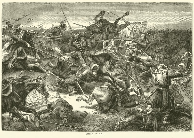 Uhlan-attacken, oktober 1870 av English School