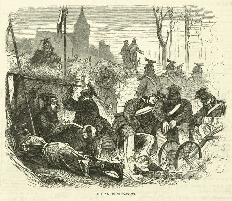 Uhlan rendezvous, september 1870 av English School