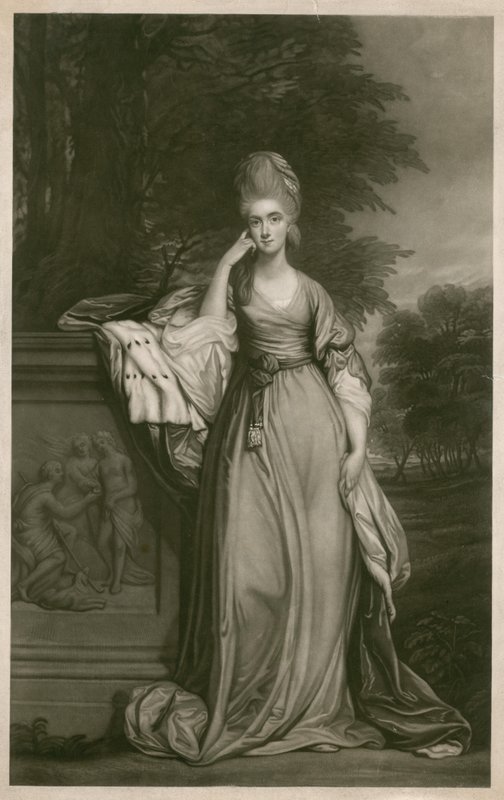 Oidentifierat porträtt, möjligen Adelaide, Queen Consort till William IV av English School