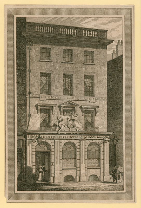 Union Assurance Office, London av English School
