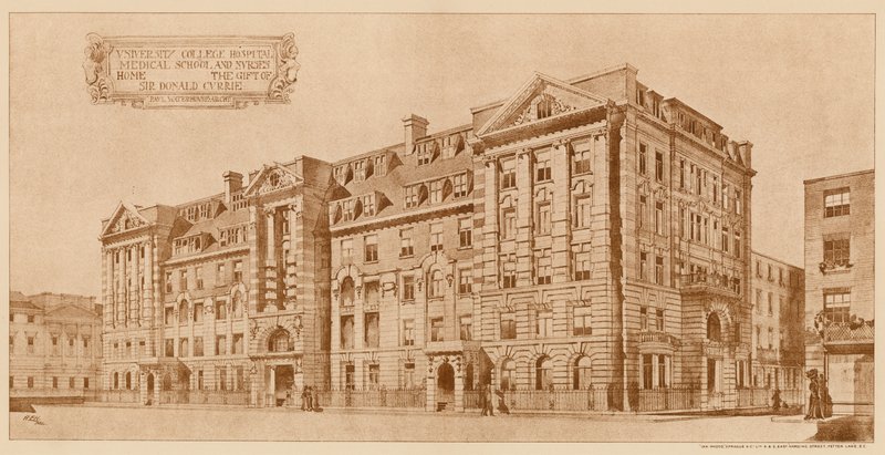 University College Hospital, Medical School och sjuksköterskehem av English School