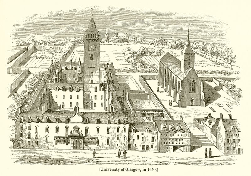 University of Glasgow, 1650 av English School