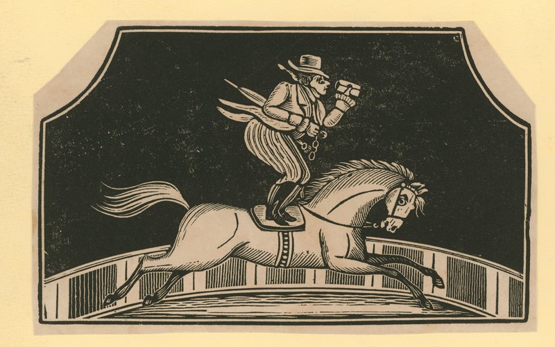 Namnlös cirkusscen: Horse Rider av English School