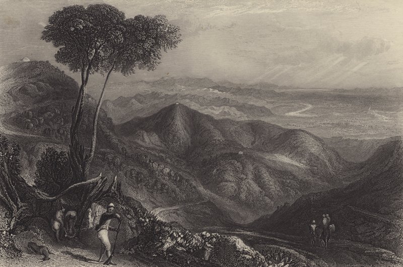 Doon-dalen, Himalayabergen (gravyr) av English School