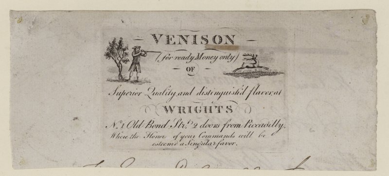 Venisor Säljare, Wrights, handelskort av English School