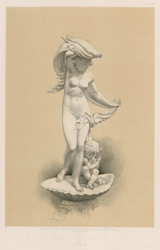 Venus och Amor av Fraikin av English School
