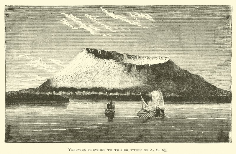 Vesuvius före utbrottet år 63 e.Kr av English School