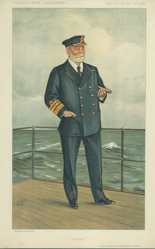 Viceamiral Sir Frederick William Fisher av English School