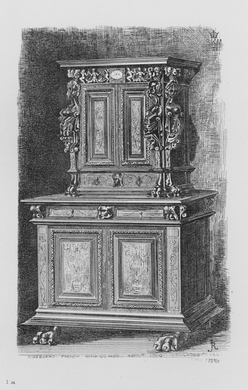 Victoria And Albert Museum: Sideboard, fransk renässans, cirka 1500 av English School