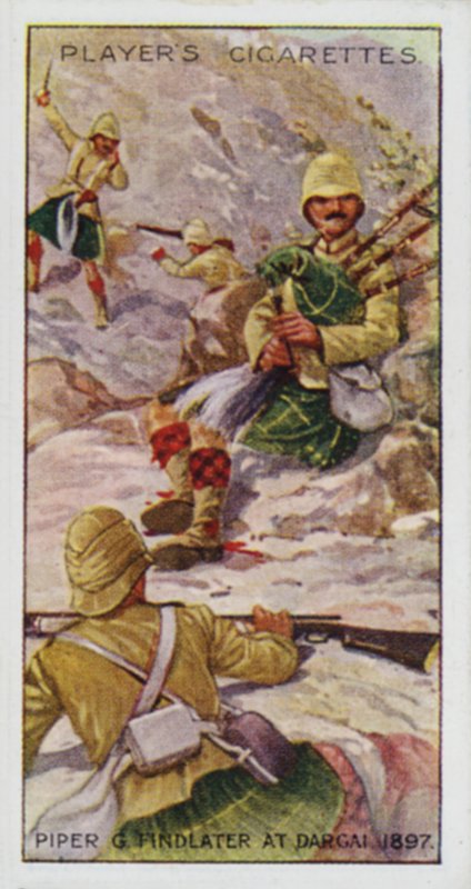 Victoria Cross: Piper G Findlater, i Dargai, Indien av English School
