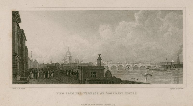 Utsikt från terrassen på Somerset House av English School