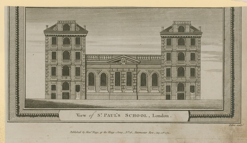 Utsikt över St Pauls School av English School