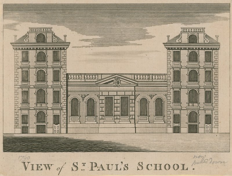 Utsikt över St Pauls School av English School
