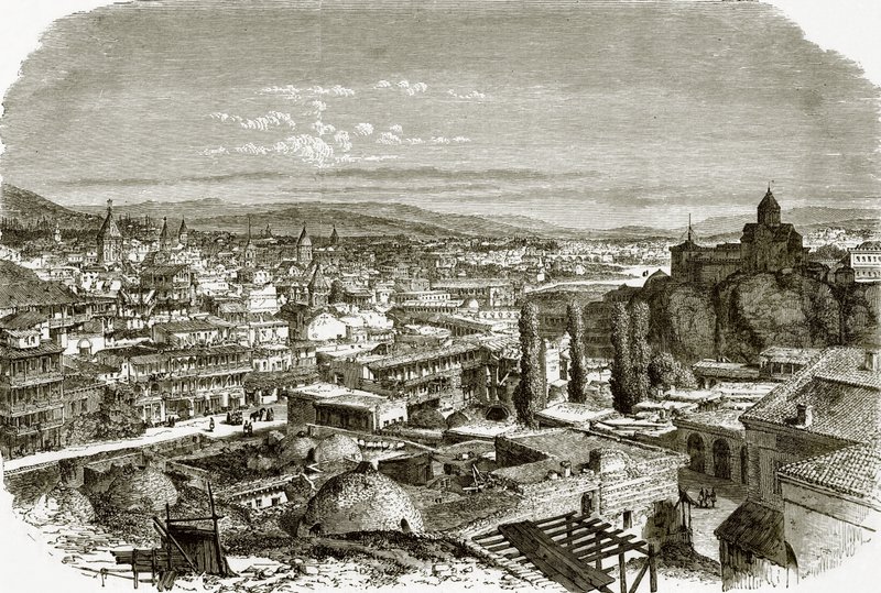 Utsikt över Tiflis av English School