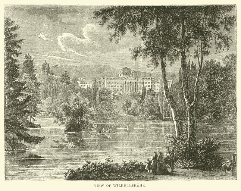 Utsikt över Wilhelmshohe, september 1870 av English School