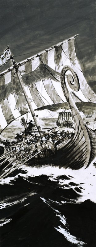 Vikingaskepp av English School