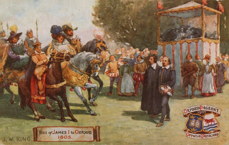 James I:s besök i Oxford, 1605 av English School